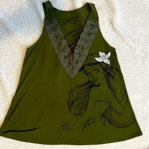 Dark green Little Mermaid blouse